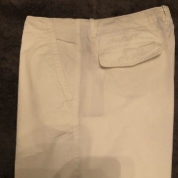 GAP Drawstring Button Fly Summer Pant - White Size M - Picture 6 of 7